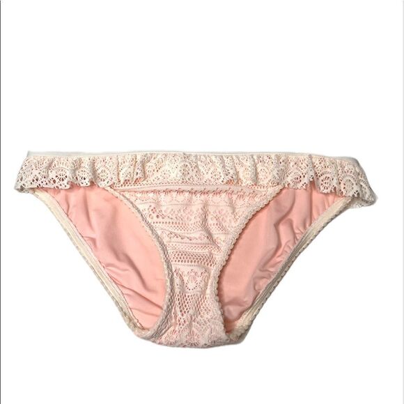 Kate Spade Lace Ruffled Bikini Bottom NWT L - Picture 1 of 6